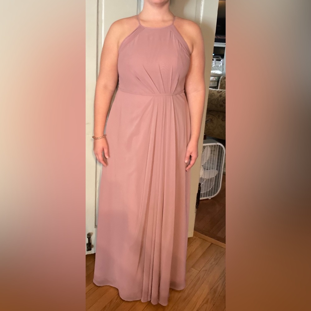 Azazie Heather in Vintage Mauve Size A16 - Picture 2 of 5